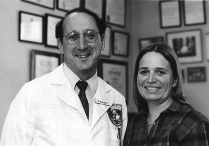 Steven Rosenberg, M.D., Ph.D., with Linda Taylor