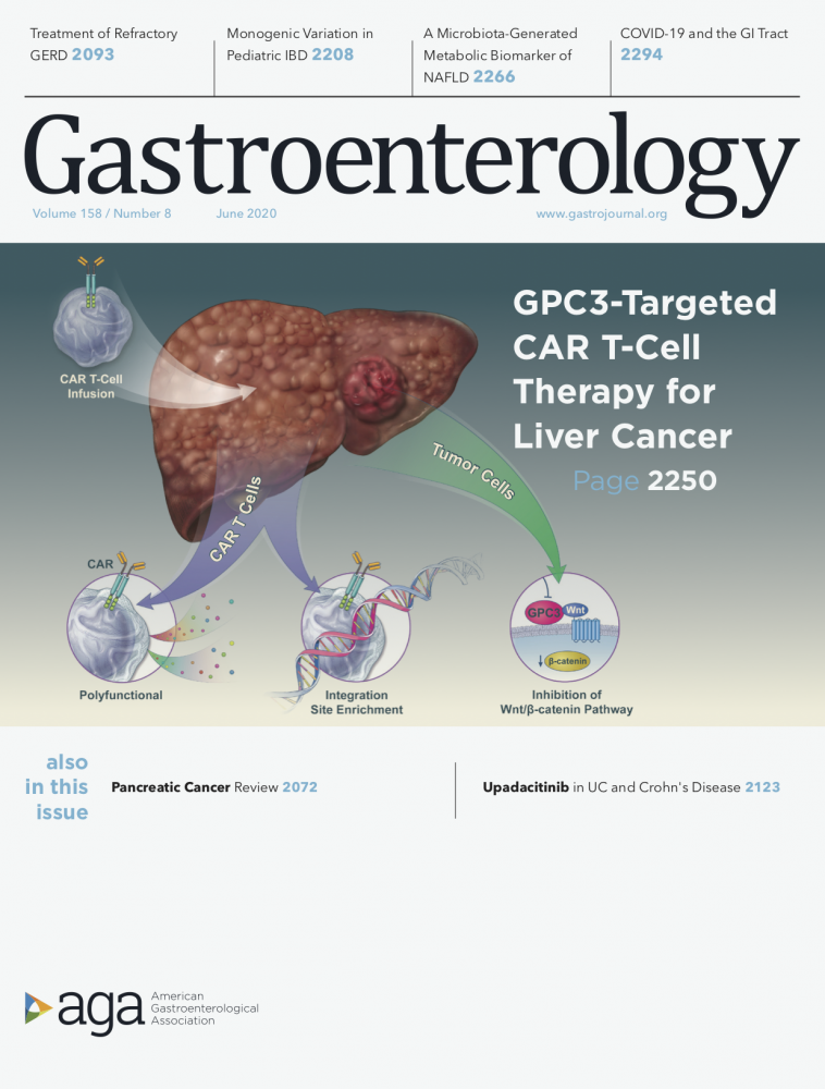 Gastroenterology cover: GPC3-targeted CAR T cells for liver cancer therapy
