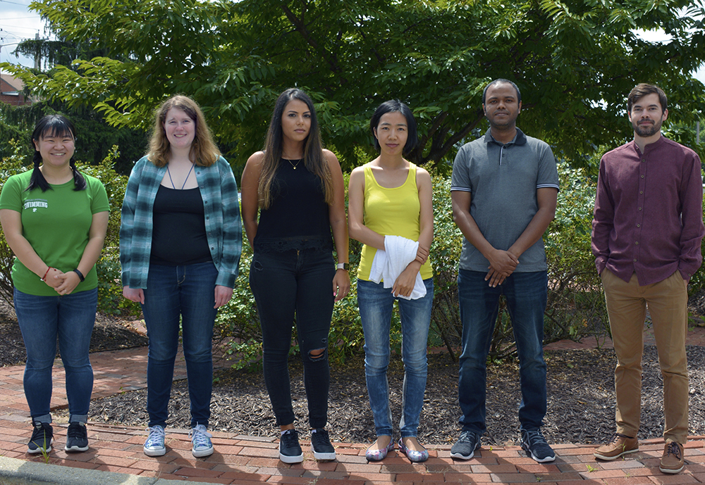 Photo of Alex Compton's lab members July 2019