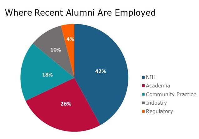 Alumni Working Pie Chart
