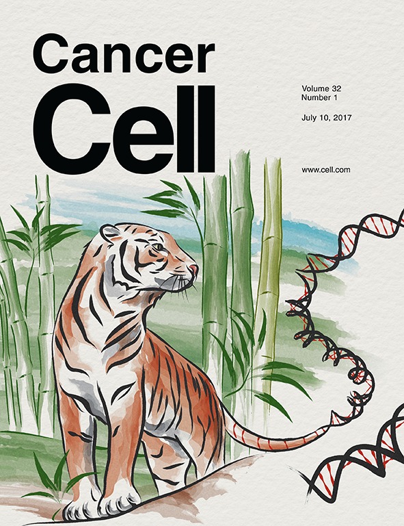 Cancer Cell Cover - Jul 10, 2017; Volume 32, Issue 1, p1-128