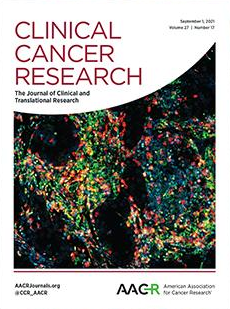 Clinical Cancer Research cover September 2021