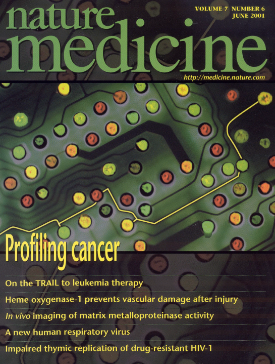 Nature Medicine Cover - June 2001