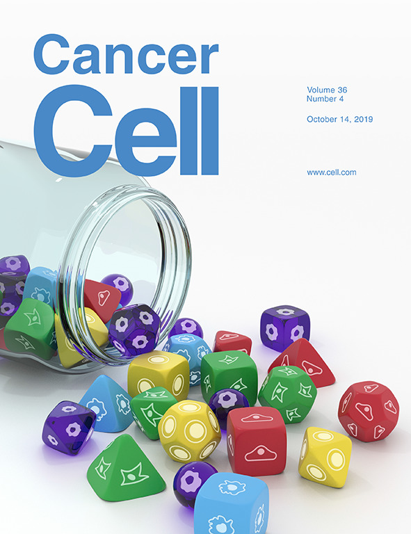 Cancer Cell Cover - Oct 14, 2019; Volume 36, Issue 4, p418-430