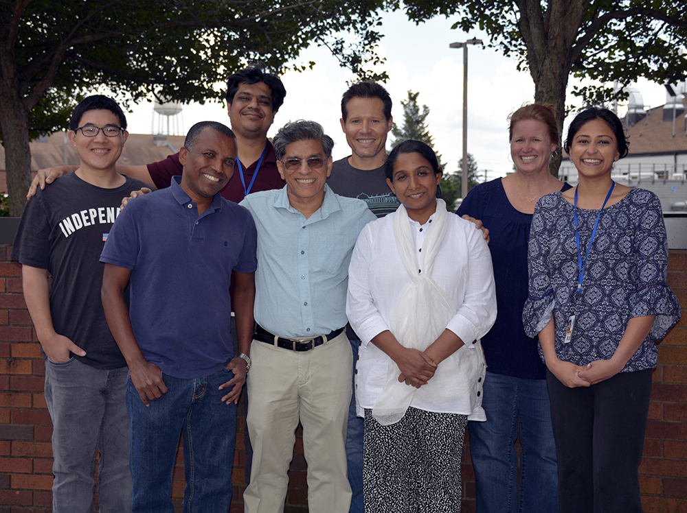 July 2019 photo of Vinay Pathak's staff members