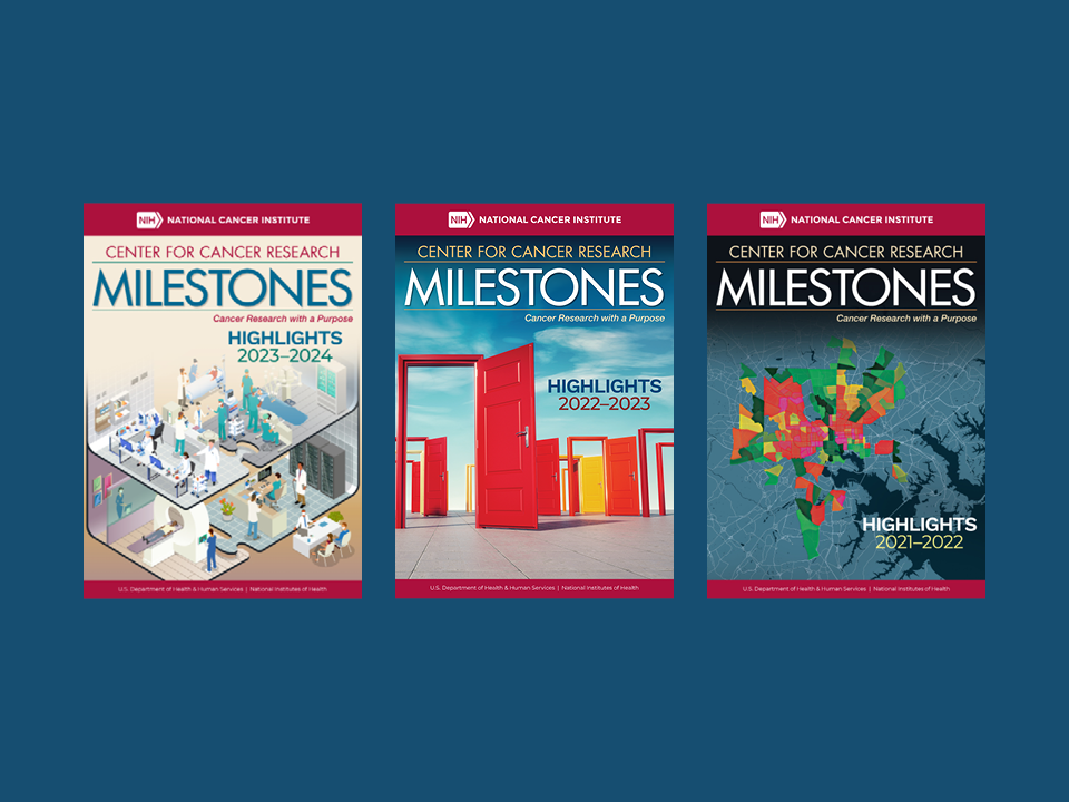 Three previous Milestones covers