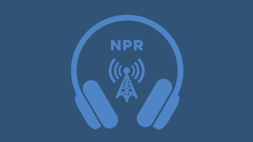 National Public Radio (NPR) logo showing NPR and headphones