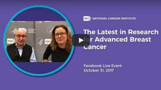 he Latest in Research for Advanced Breast Cancer:  Facebook Live Event