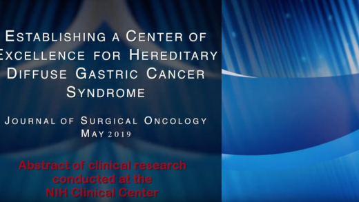 Center of Excellence for Hereditary Diffuse Gastric Cancer Syndrome