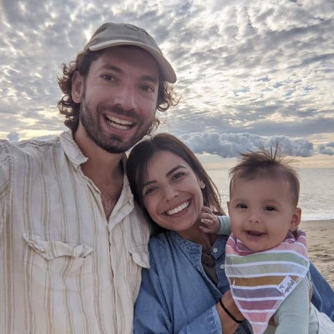 Peter Richman, Estefania E. Marchan and their daughter Rafaela