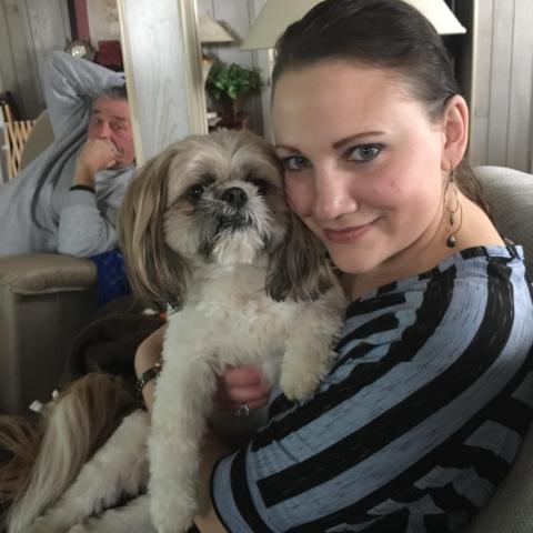 Miranda and her dog