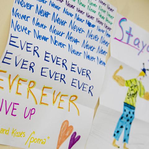 childrens' artwork