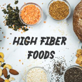 image of high fiber foods