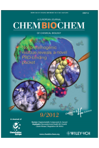 Cover of ChemBioChem, June 18, 2012