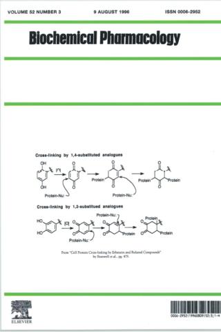 Cover of Biochemical Pharmacology, August 9, 1996