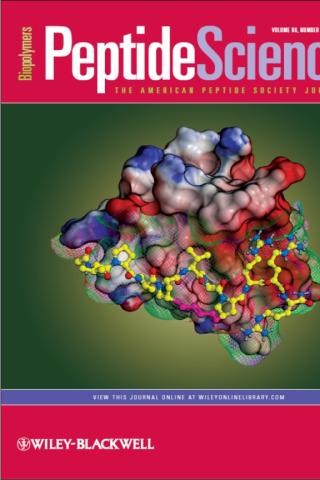 Cover of Biopolymers Peptide Science, July 5, 2011