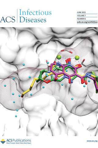 Inside cover graphic of ACS Infectious Disease Volume 7 Issue 6 June 2021
