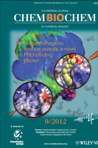 Cover of ChemBioChem, June 18, 2012