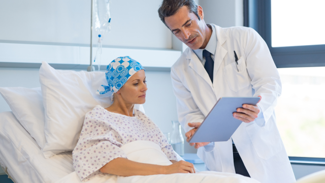 Patient with doctor