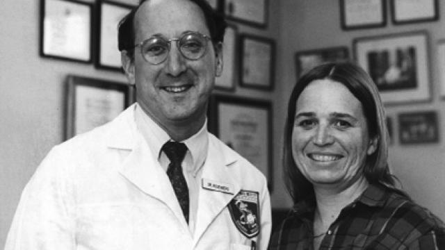 Steven Rosenberg, M.D., Ph.D., with Linda Taylor