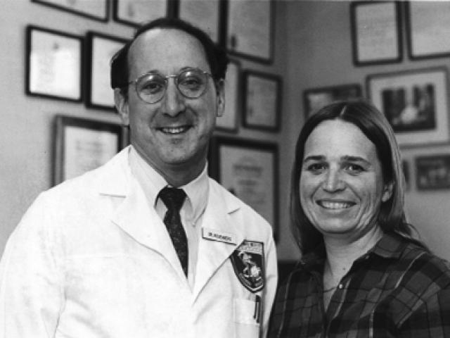 Steven Rosenberg, M.D., Ph.D., with Linda Taylor