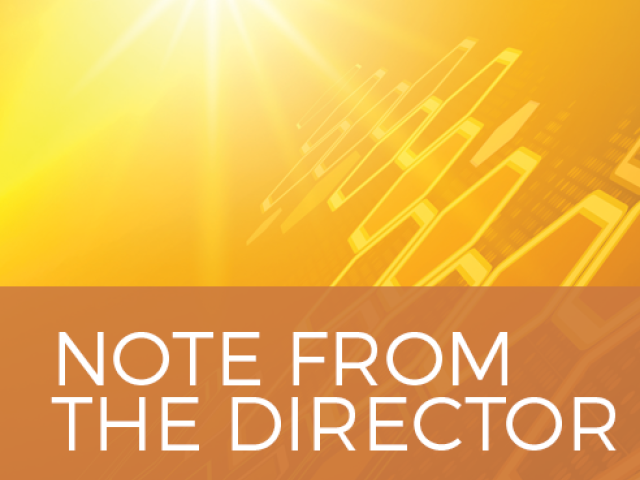 Note from the Director graphic