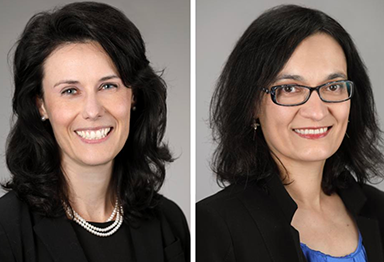Headshots of Dr. Heather Leeper and Dr. Marta Penas-Prado