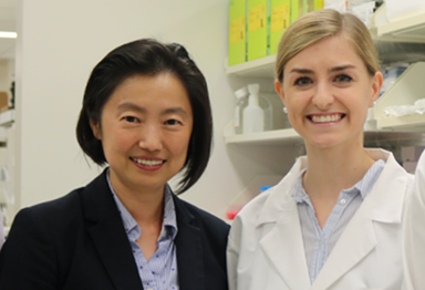 Dr. Jing Wu and Madison Butler