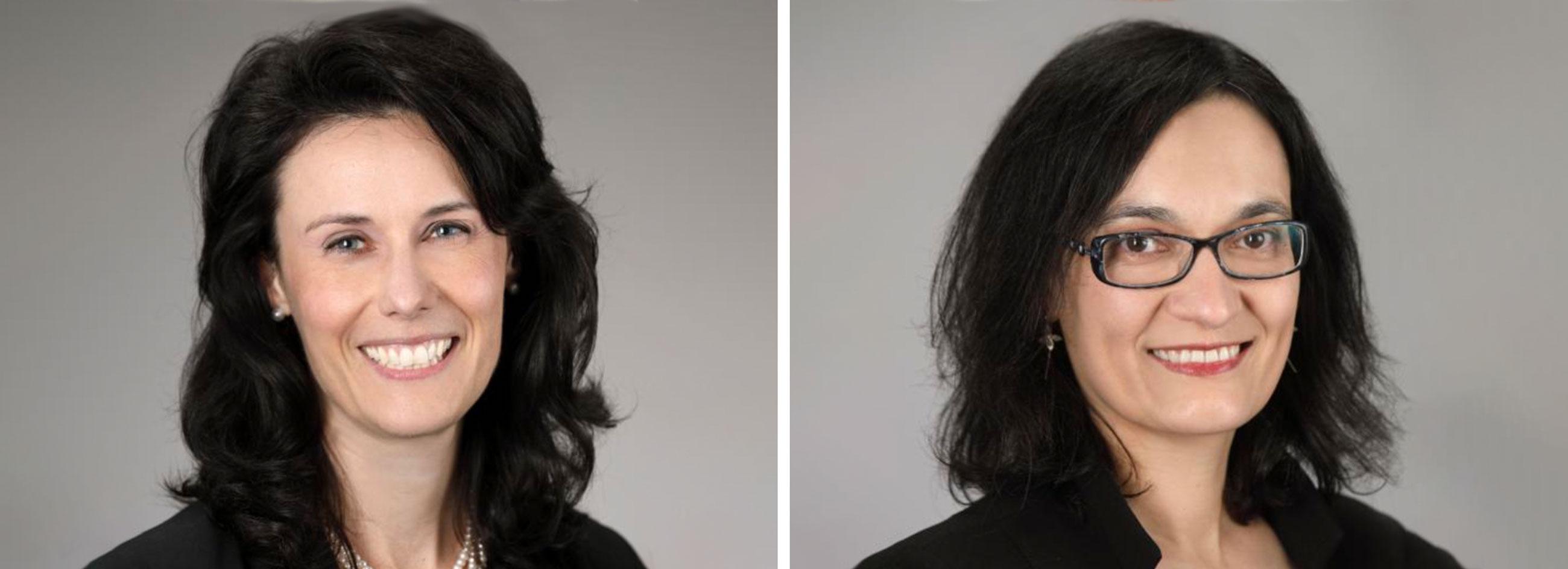 Headshot of Dr. Heather Leeper and headshot of Dr. Marta Penas-Prado