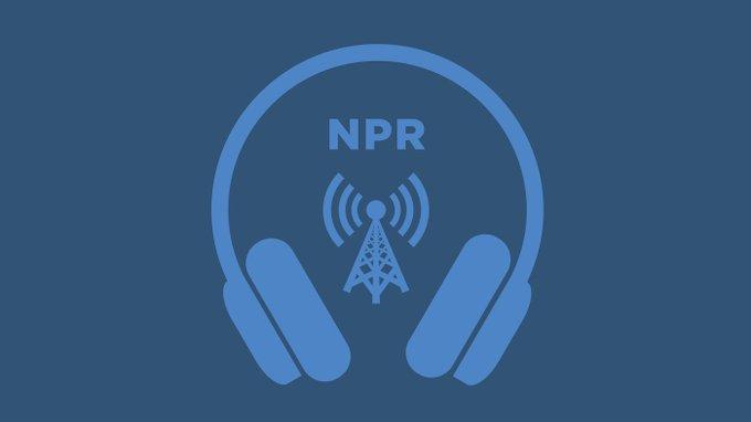 National Public Radio (NPR) logo showing NPR and headphones