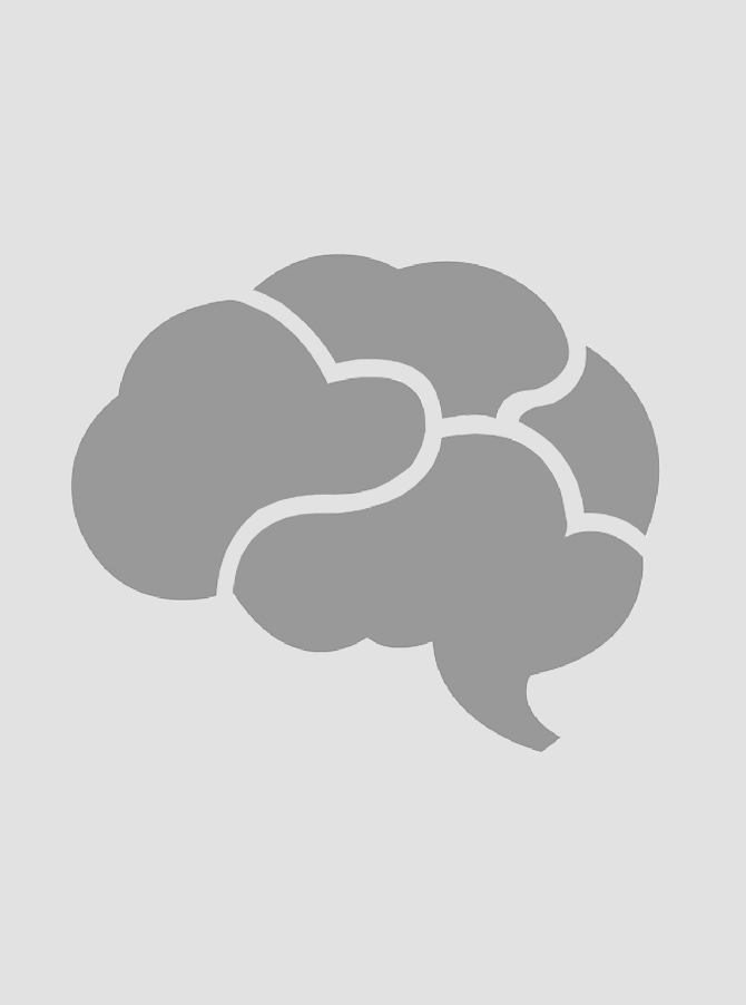 Brain icon against a gray background