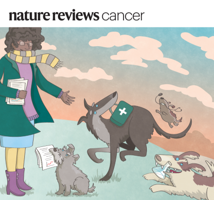 Nature cover - Lending A Helping Paw: Improving human cancer therapy through the evaluation of pet dogs