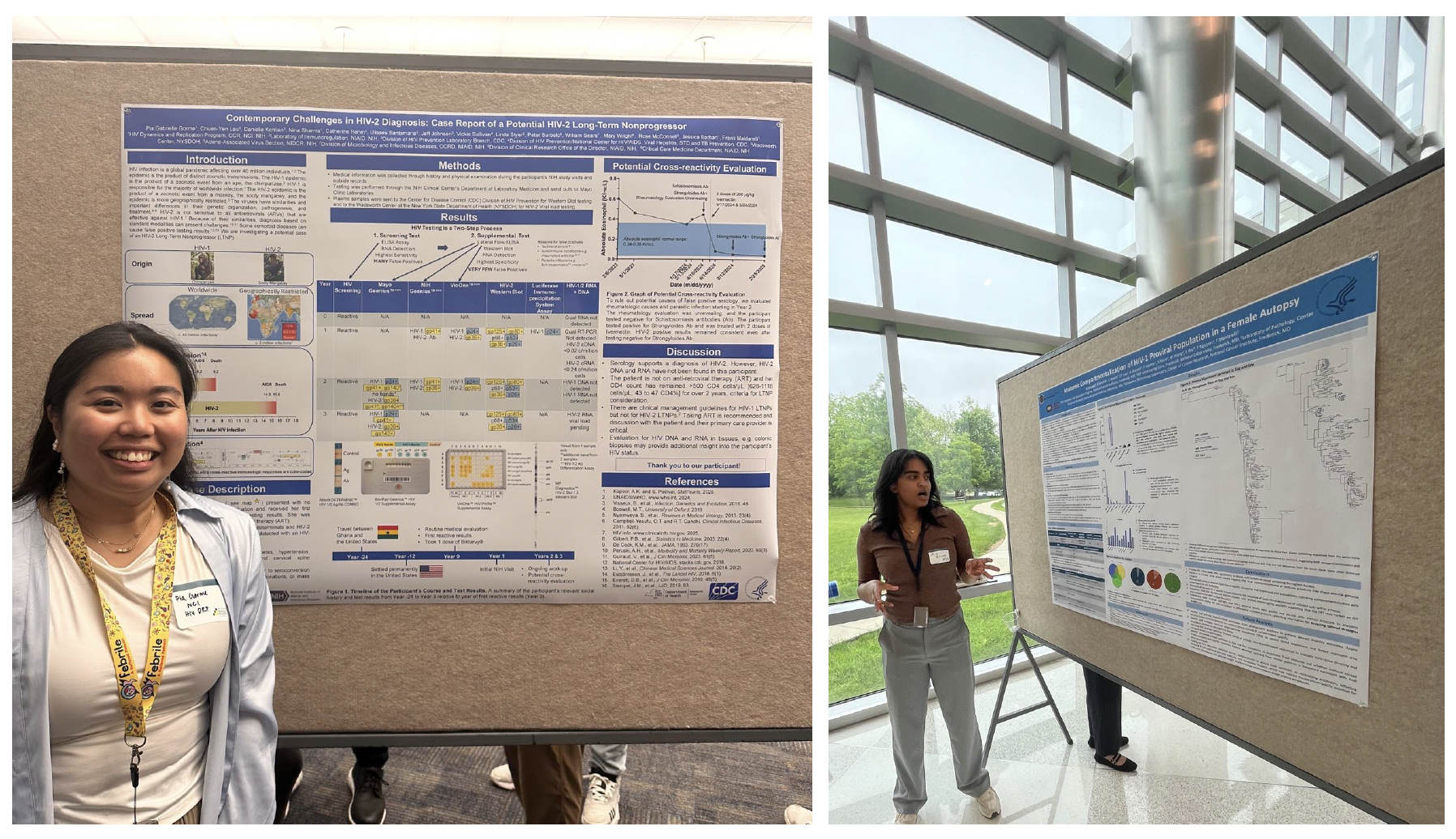 Members of the Makdarelli lab standing at NIH poster day