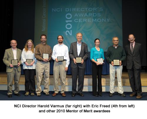2010 NCI Mentor of Merit Awardees