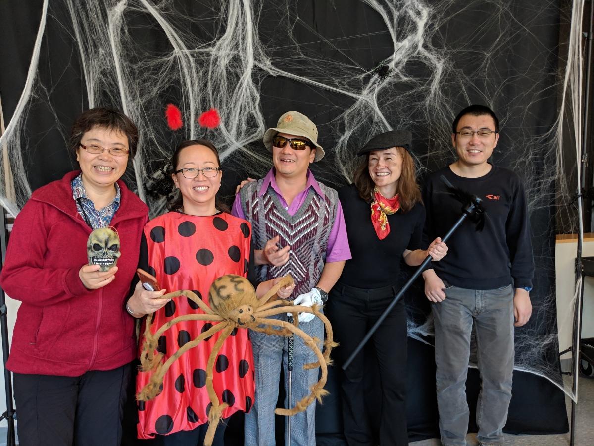 Halloween 2018: Yan Wang, Yuanyuan Gao, Michael Lu, Vanja Lazarevic, Yukun Guan