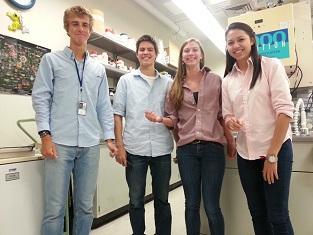The Kids of Summer - (L-R): Alex, JJ, Olivia and Katy hangin' out!