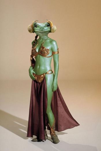 Princess Leia Frog, former Daar Lab mascot.   