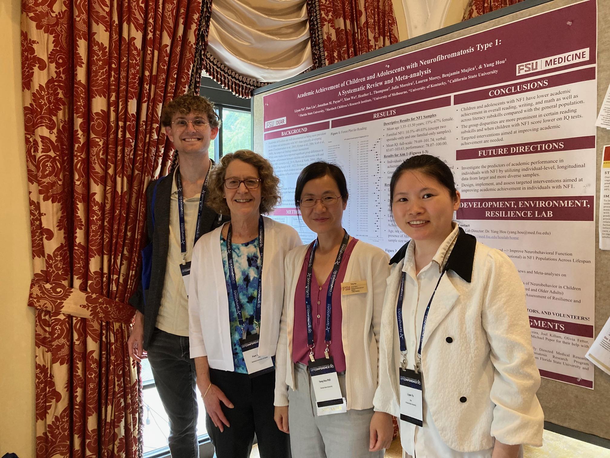 A group photo at a conference.