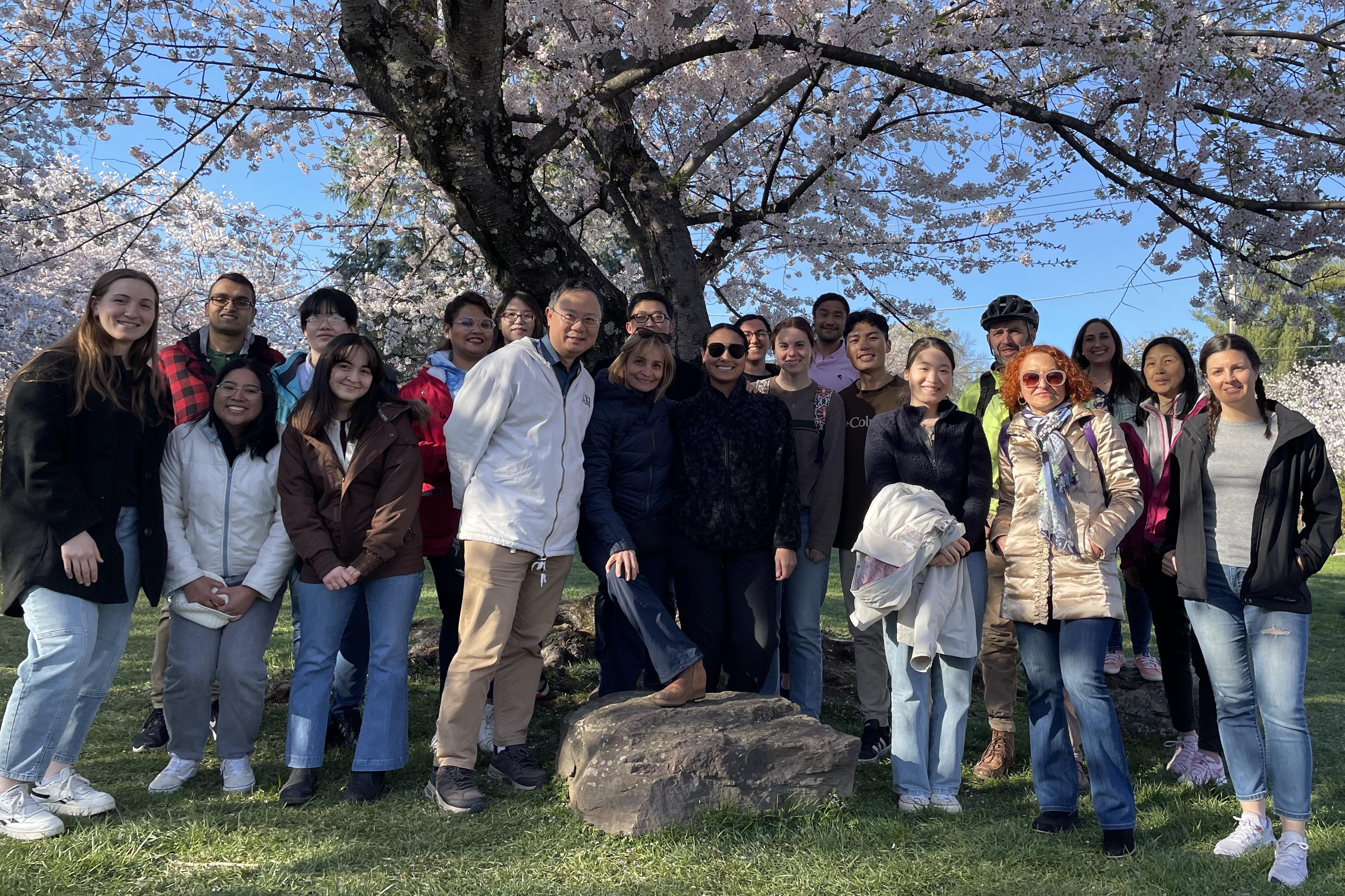 LCBG at the cherry blossoms