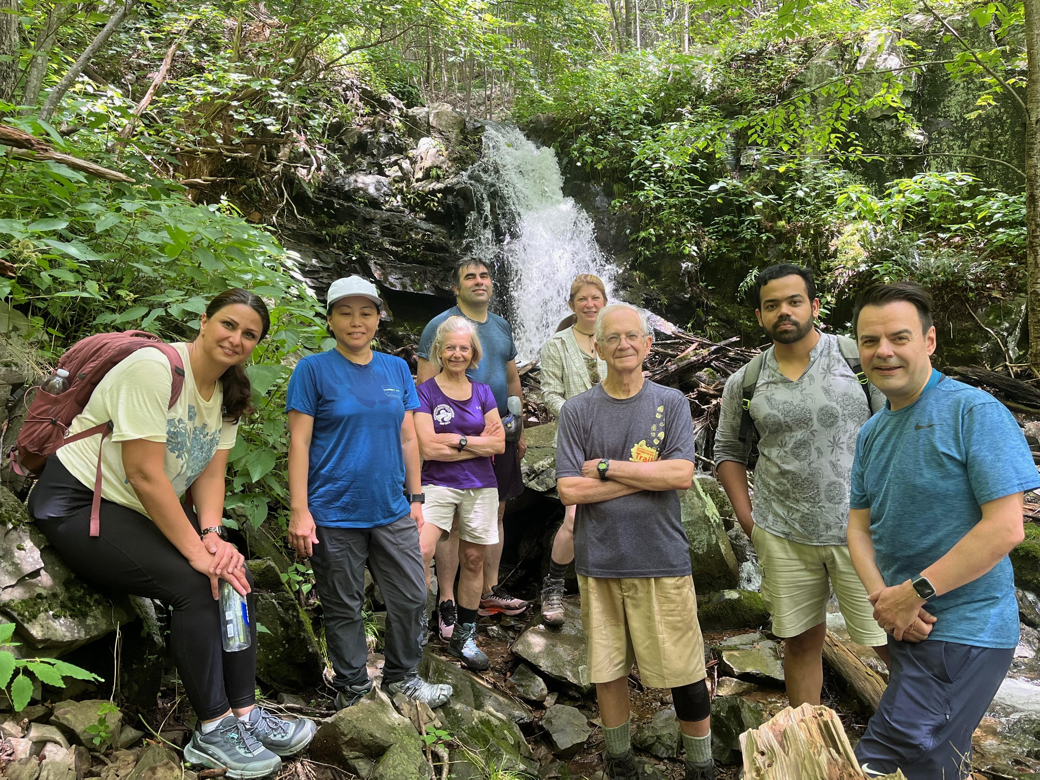 Hiking up Little Devil’s Staircase