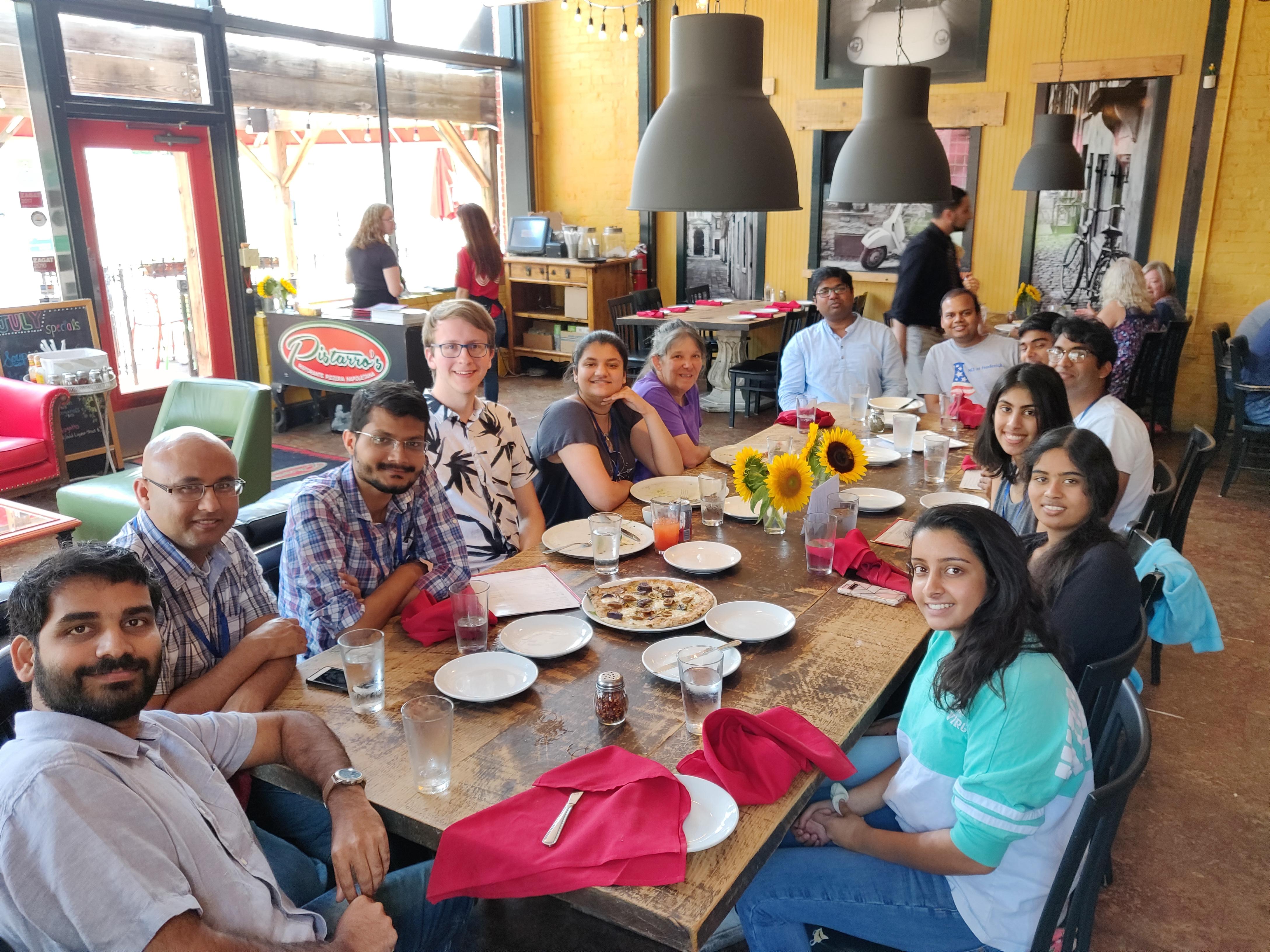 Lab Lunch, August 2019
