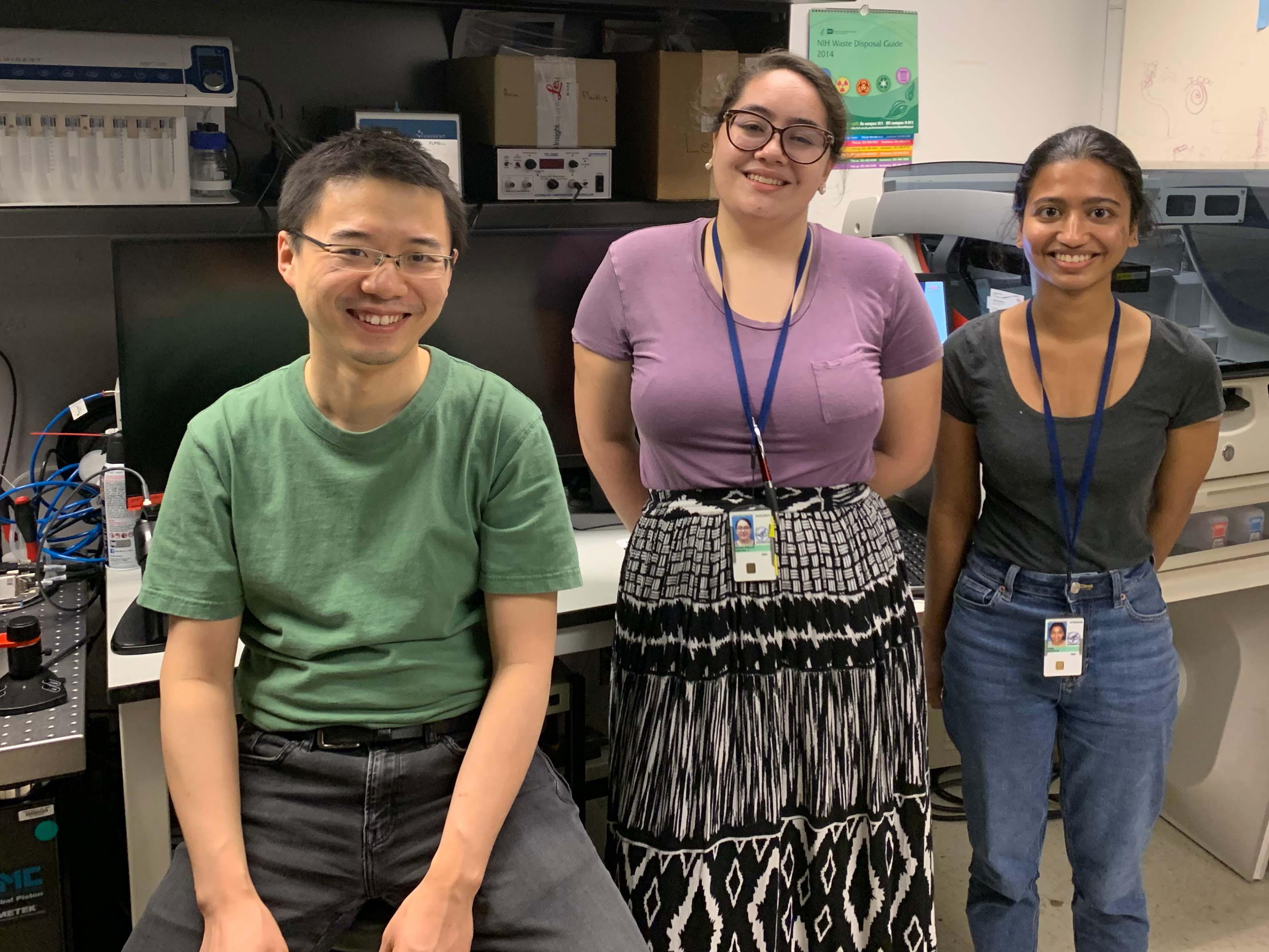 Dr. Zhao with lab members