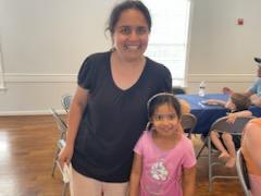 Lab members and their family gather for the Annual Kaplan Family Picnic