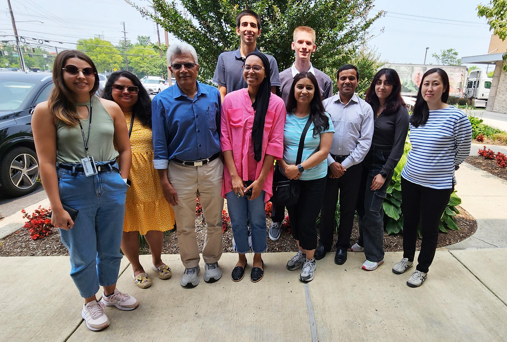 Group picture of Transport Biochemistry Section, June 2023