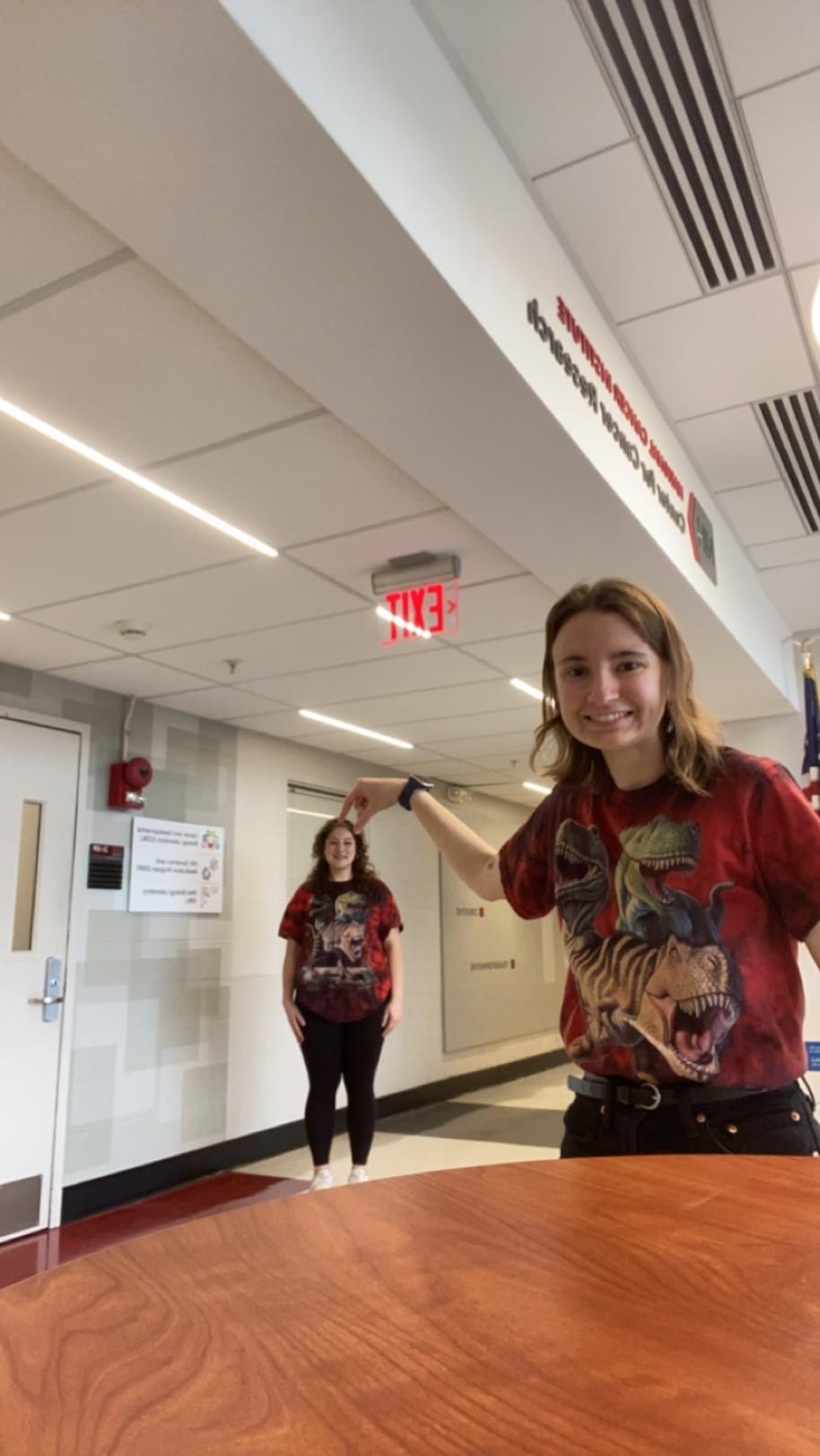 CDBL's 2024 NSF Awardees. Taylor Pompan (Lewandoski Lab) and Clare Booth (Davies Lab) 