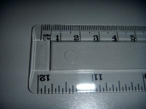 Picture 5 - A ruler showing metric measurements