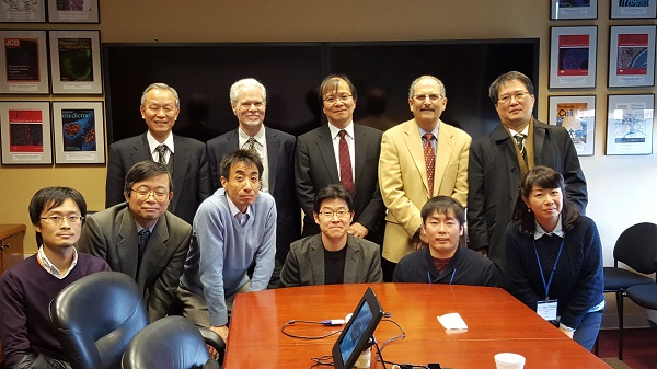 Visitors from Japan with Drs. Glenn Merlino and Helman