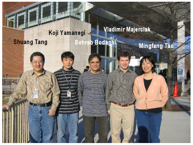 Photo of Zheng Lab group, 2004