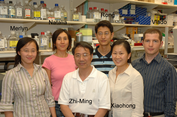 Photo of Zheng Lab group, 2006