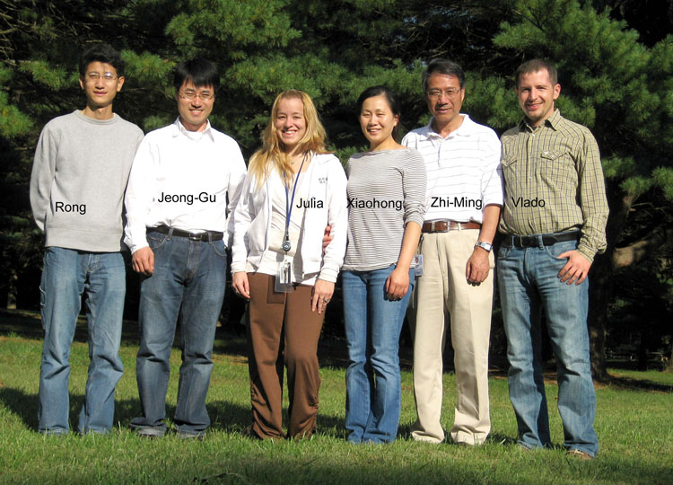 Photo of Zheng Lab group, 2008